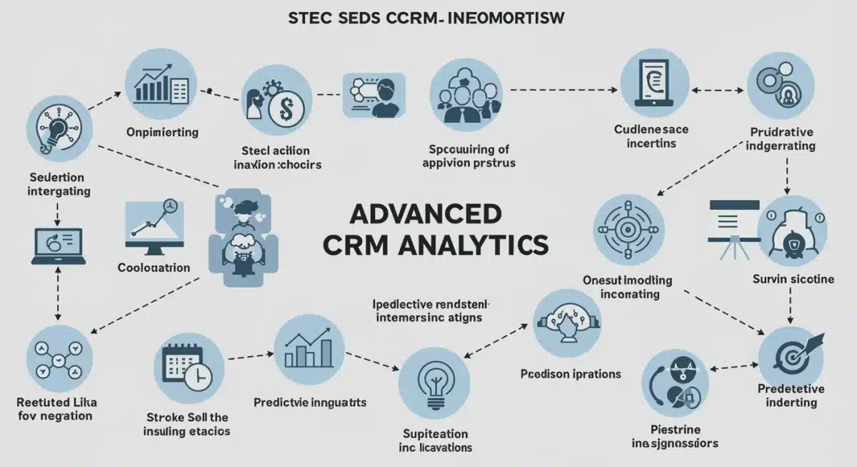 Workflow of advanced CRM analytics for sales prediction