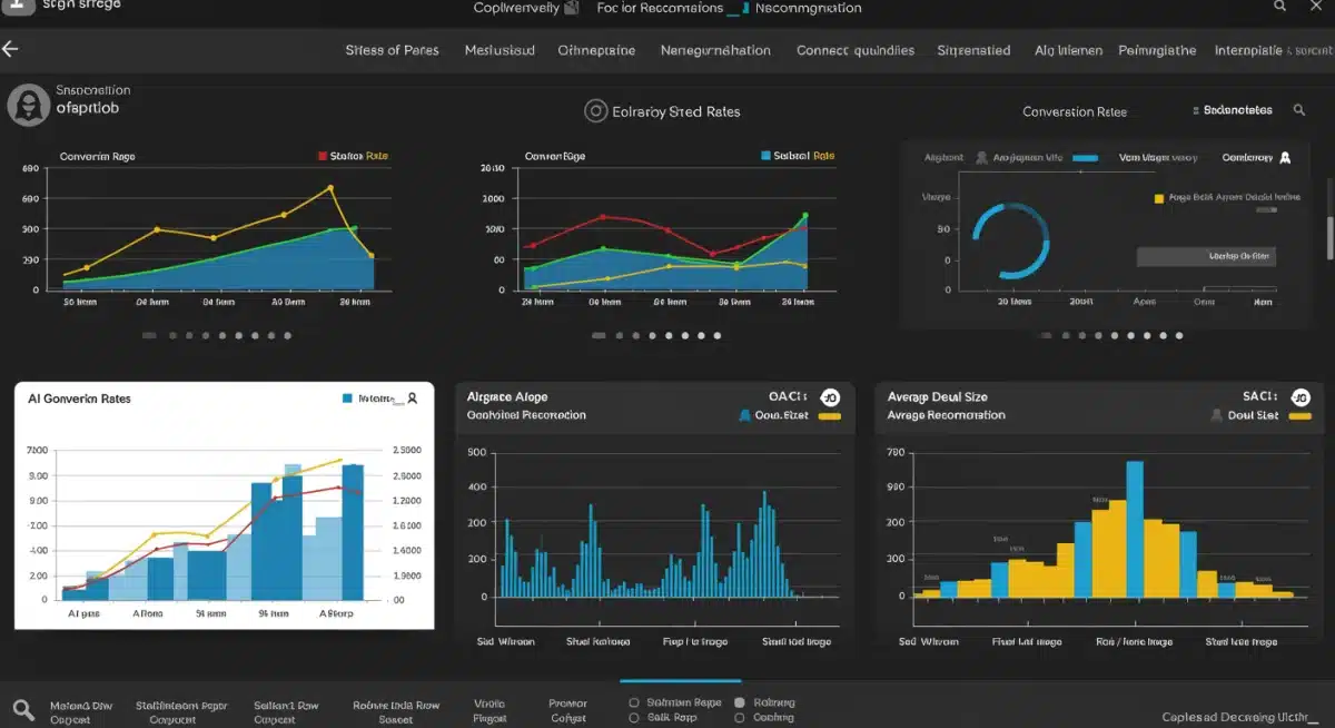 AI-powered sales performance dashboard with coaching recommendations