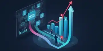 AI algorithms optimizing sales strategies for revenue growth