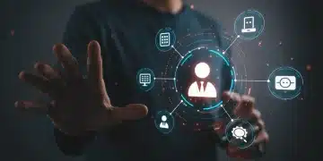 Digital interface showing customer data and engagement metrics, representing the shift from CRM to CEM.