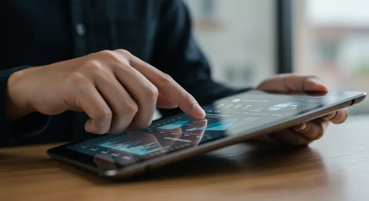 Salesperson using virtual selling platform analytics to reduce sales cycle