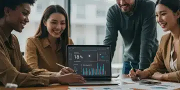 Sales team collaborating on video strategy for increased engagement